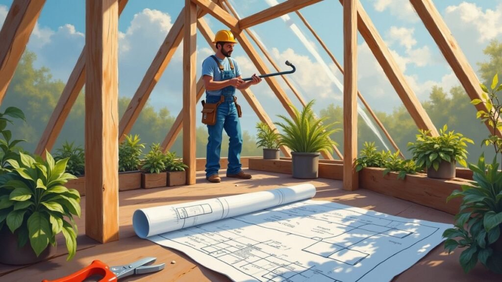 I Built a Windproof Greenhouse for Just $480 — It Survived a Storm That Uprooted Trees! (4)
