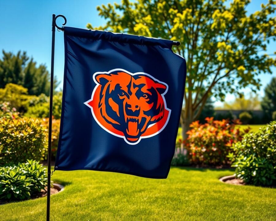 chicago bears garden flag