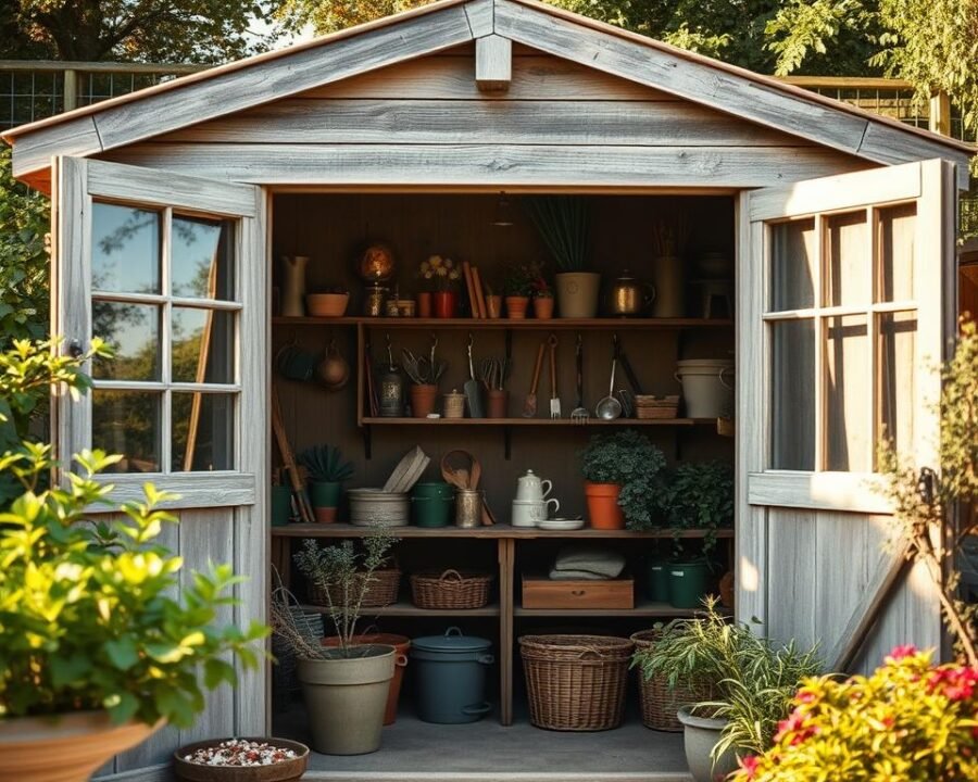 english garden shed
