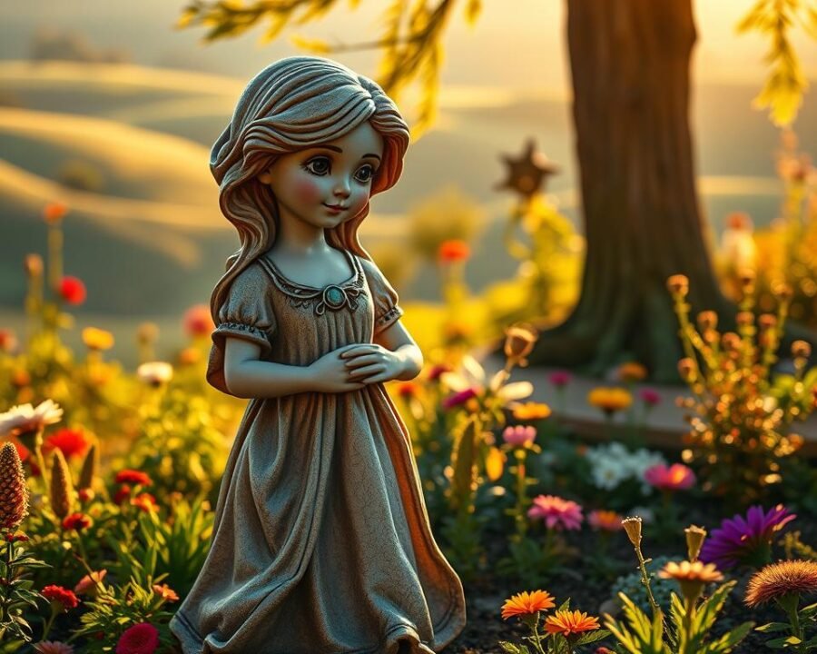 bashful betty garden statue