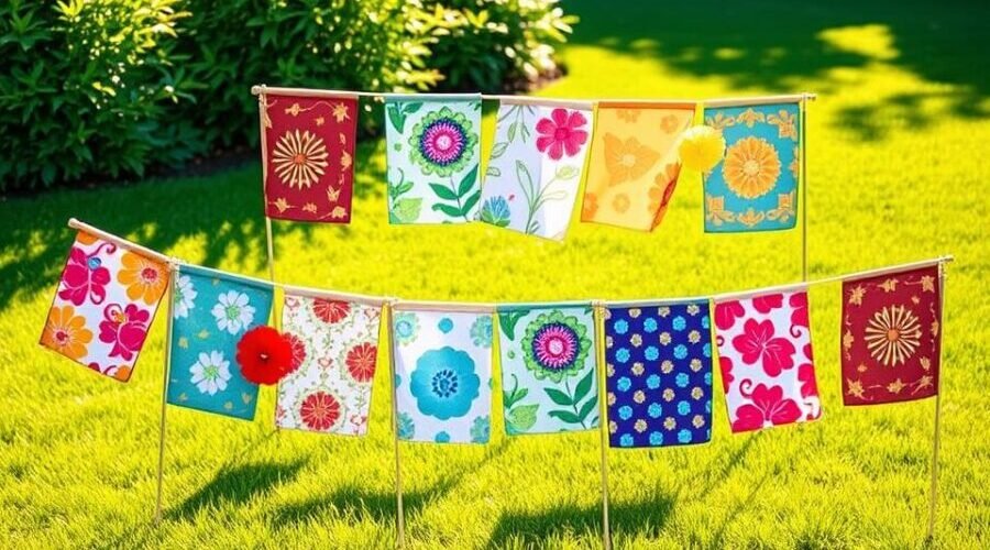 4x8 mini garden flags