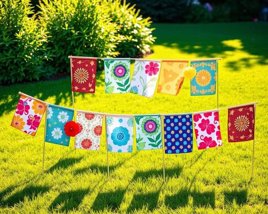 4x8 mini garden flags