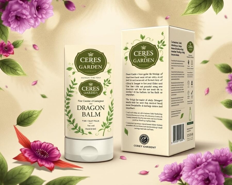 An image of Ceres Garden Dragon Balm product packaging