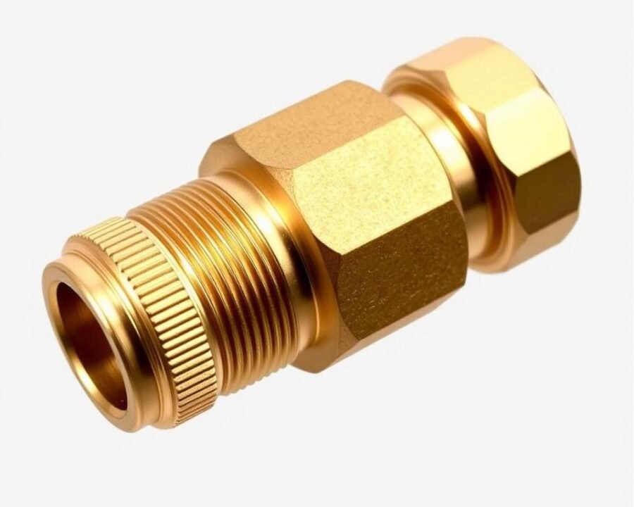 High-quality brass NPT to garden hose adapter image