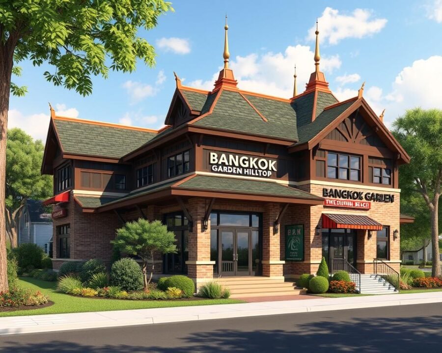 Image of Bangkok Garden Hilltop's exterior on First Colonial Rd in Virginia Beach
