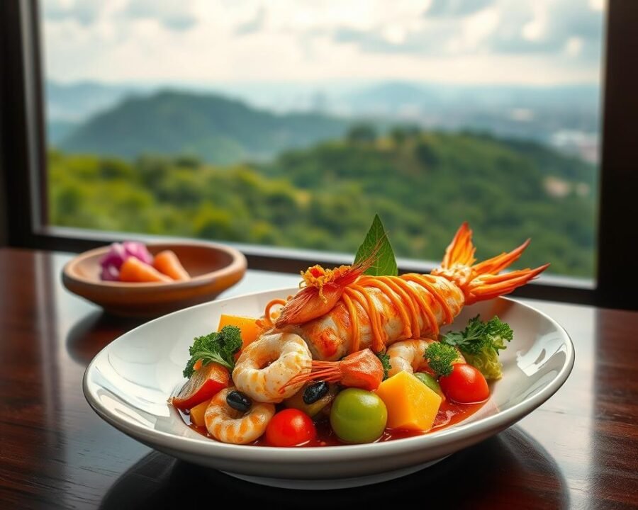 Image of a seafood dish at Bangkok Garden Hilltop