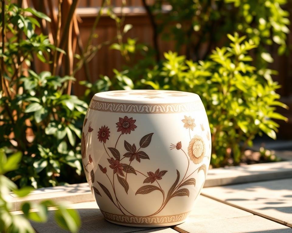 asian garden stool