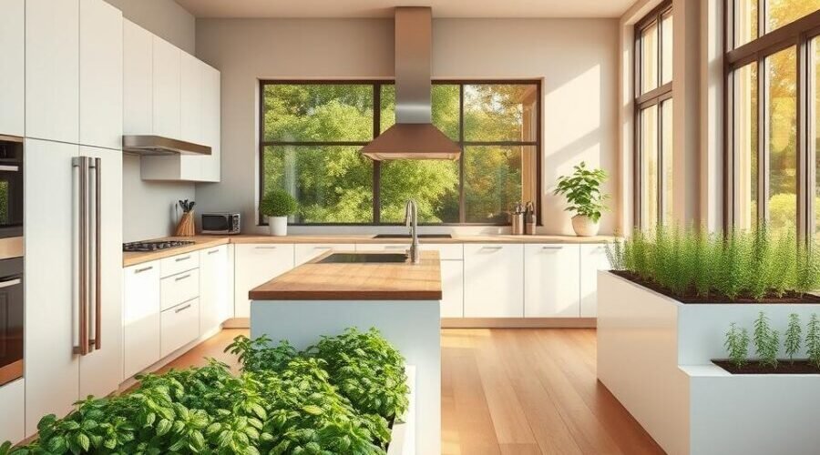 best kitchen with herb garden you need to try