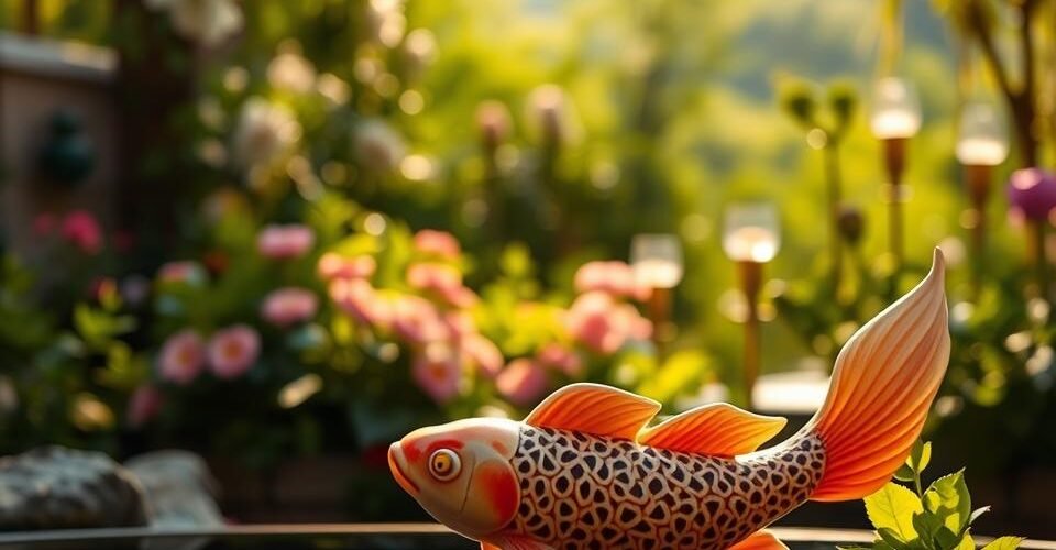 ceramic garden fish