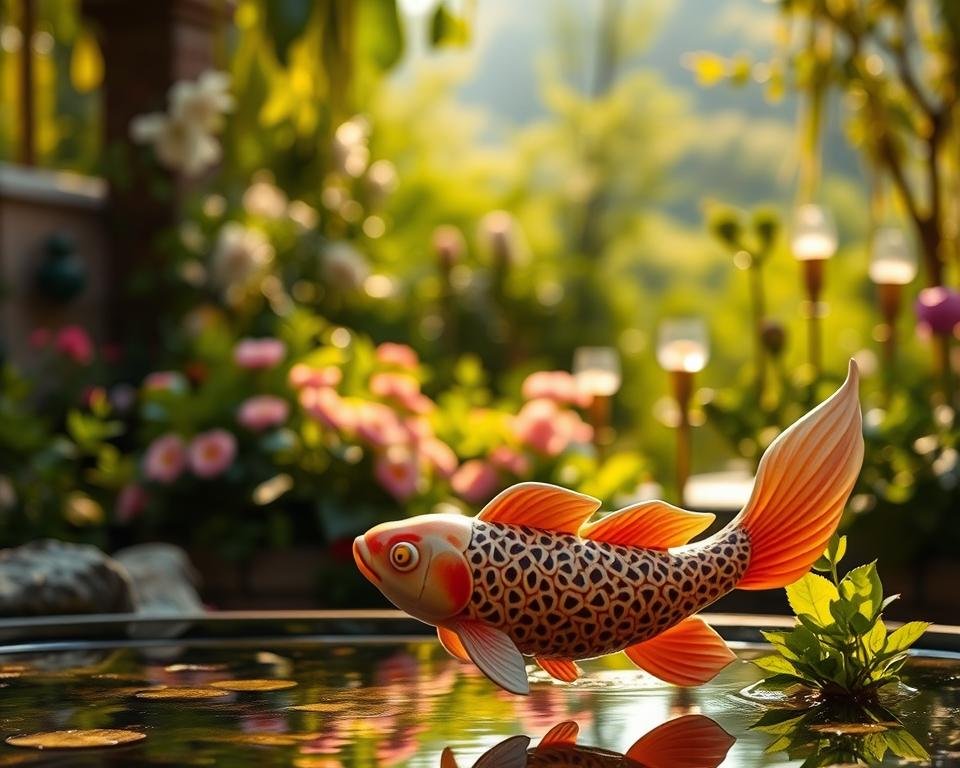 ceramic garden fish