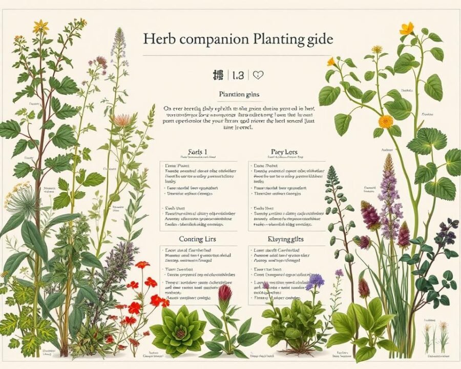 how to grow herb companion planting chart everyone is using