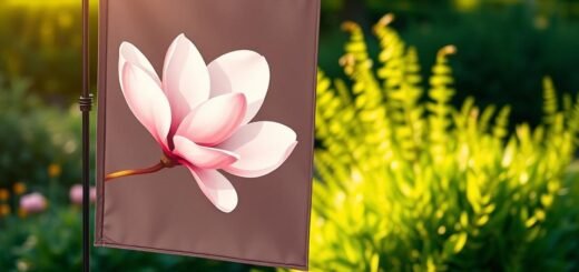 magnolia garden flags