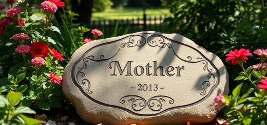 memorial garden stones for mom