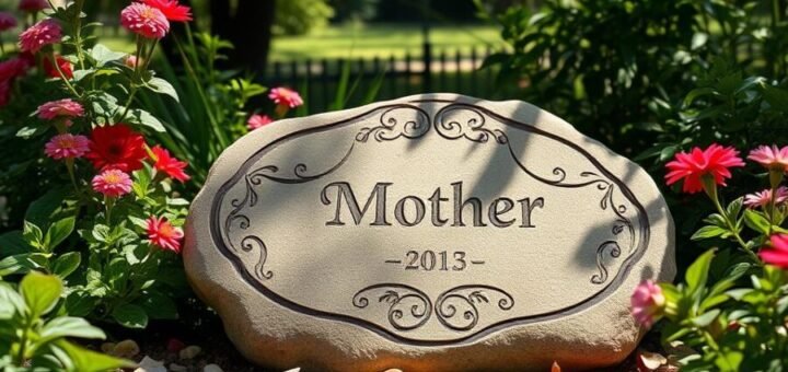memorial garden stones for mom