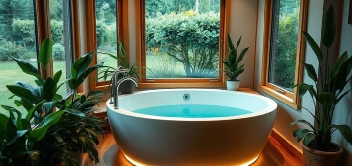 mobile home corner garden tub