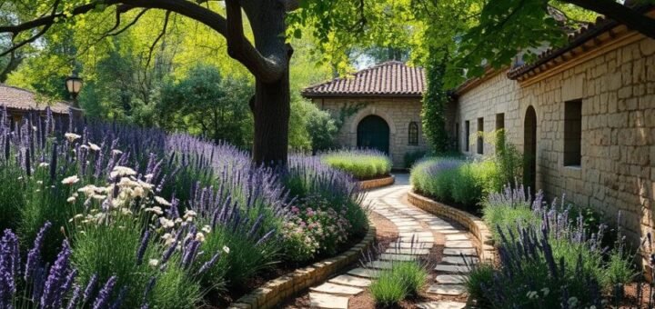 monastery garden krauter and blumen