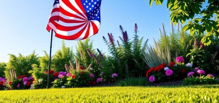patriotic garden flag