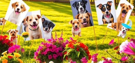 personalized dog garden flags