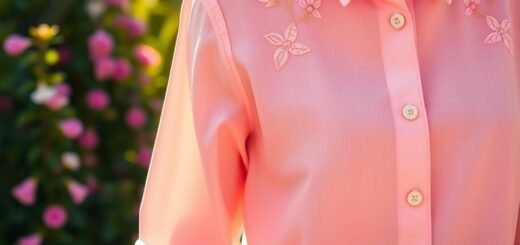 pretty garden pink shirt
