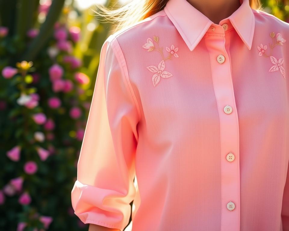 Our Pretty Garden Pink Shirt: Perfect for Spring