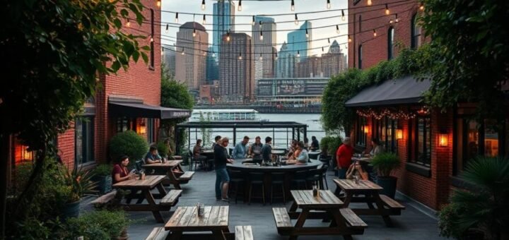 the flats beer garden