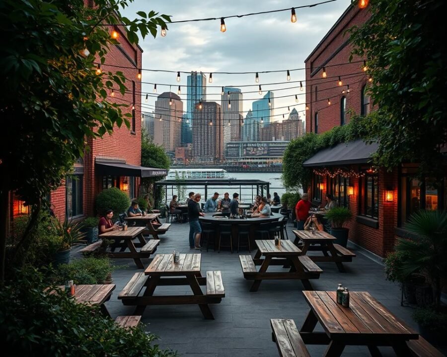 the flats beer garden