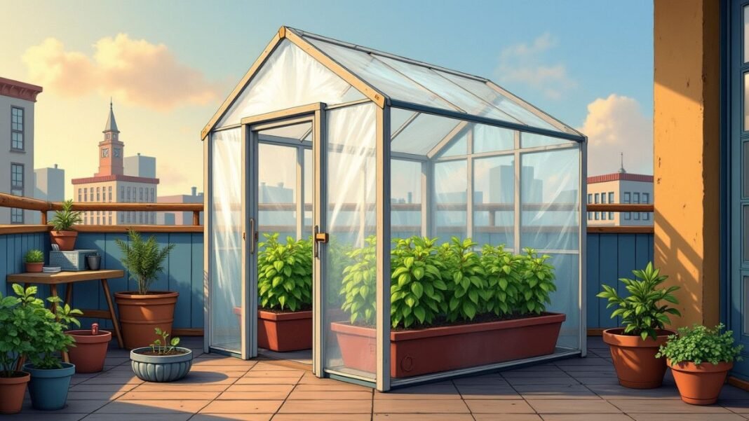 Build This $499 Urban Greenhouse Anywhere — No Yard, No Problem! (4)