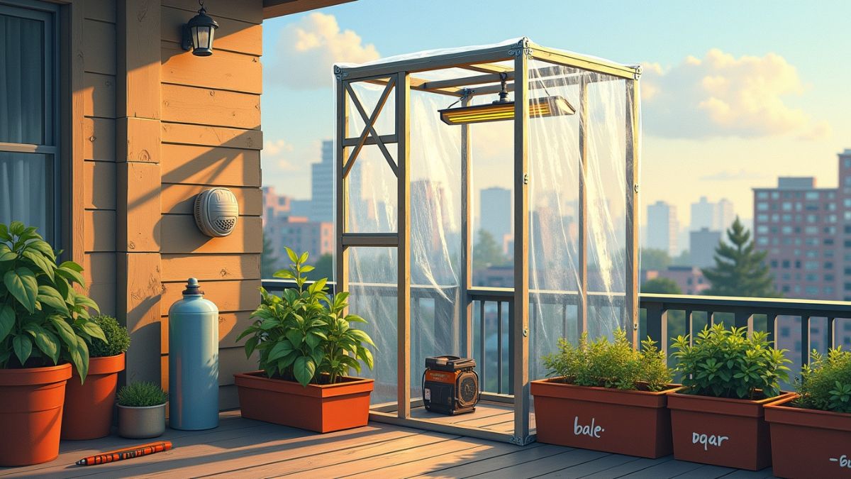 Build This $499 Urban Greenhouse Anywhere — No Yard, No Problem!