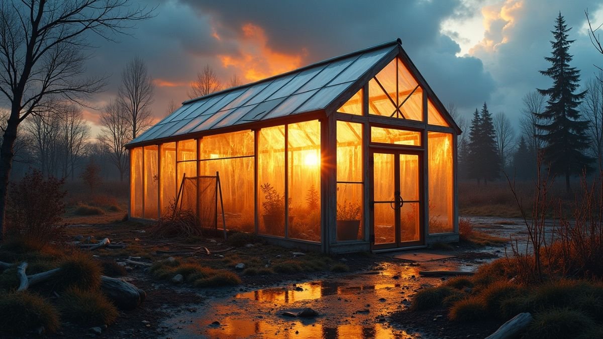 I Built a Windproof Greenhouse for Just $480 — It Survived a Storm That Uprooted Trees!