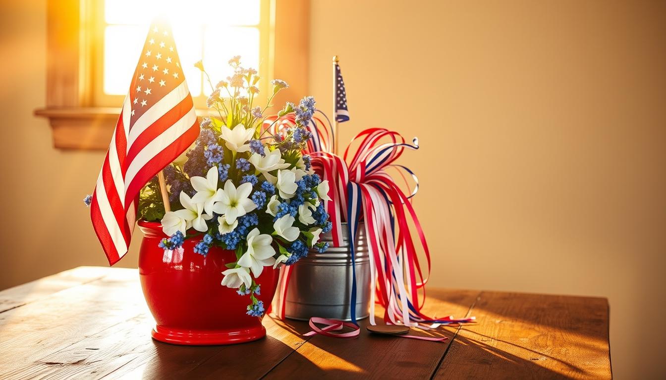 How to Create a Red, White, and Blue Container for July 4th