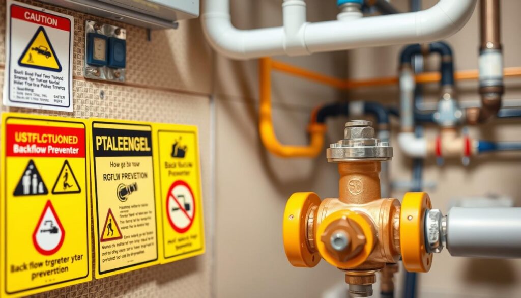 backflow preventer signs backflow preventer signs