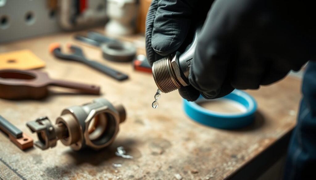 compression fitting repair compression fitting repair