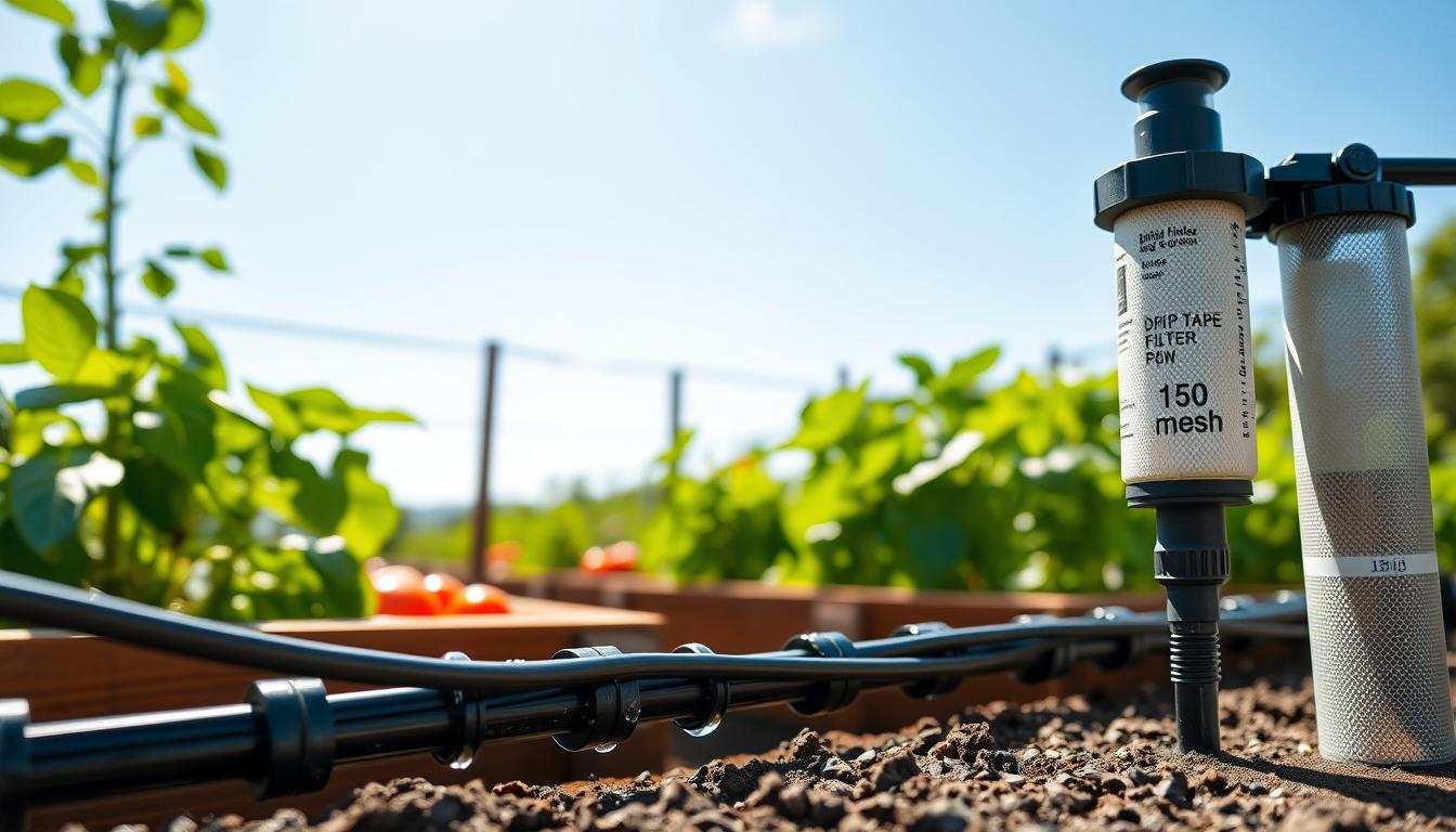 Raised Bed Drip Tape Setup with Inline Filter 150 Mesh [Parts List]