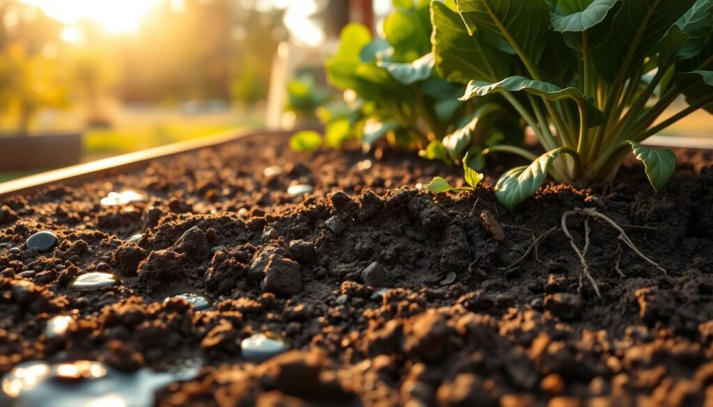 soil moisture raised bed