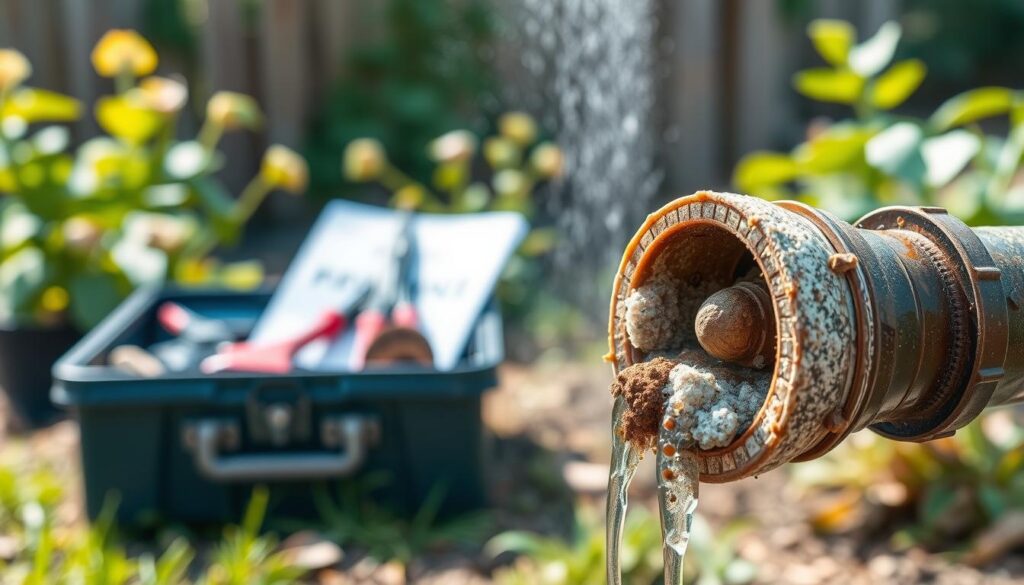 what causes drip line clogs with hard well water [troubleshooting]