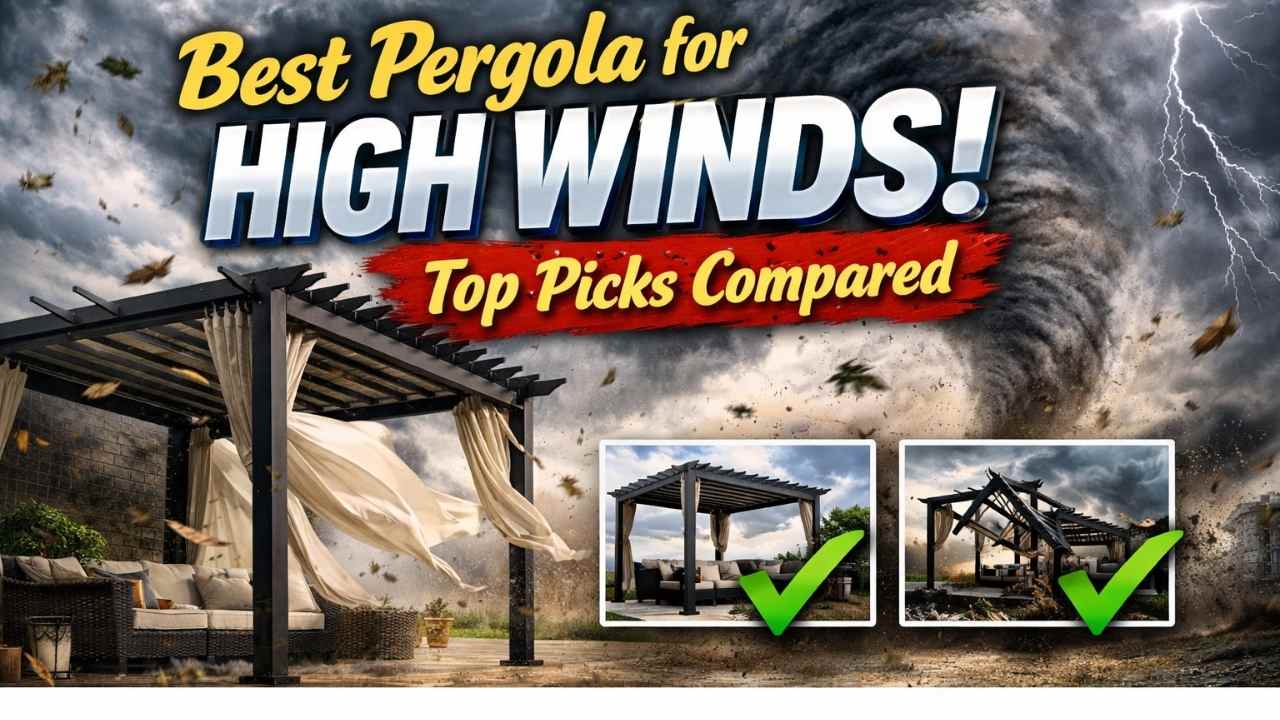 Best Pergola for High Winds That’s Actually Worth Buying