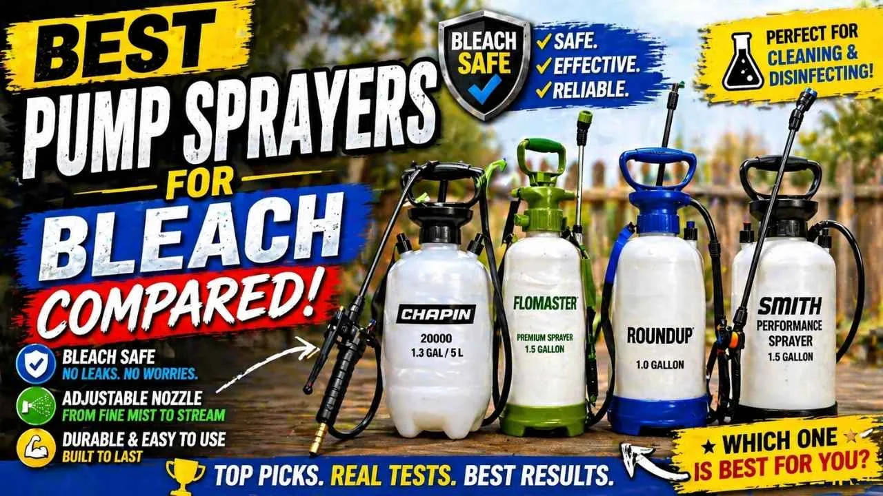Best Pump Sprayer for Bleach Without Wasting Money on the Wrong Seals